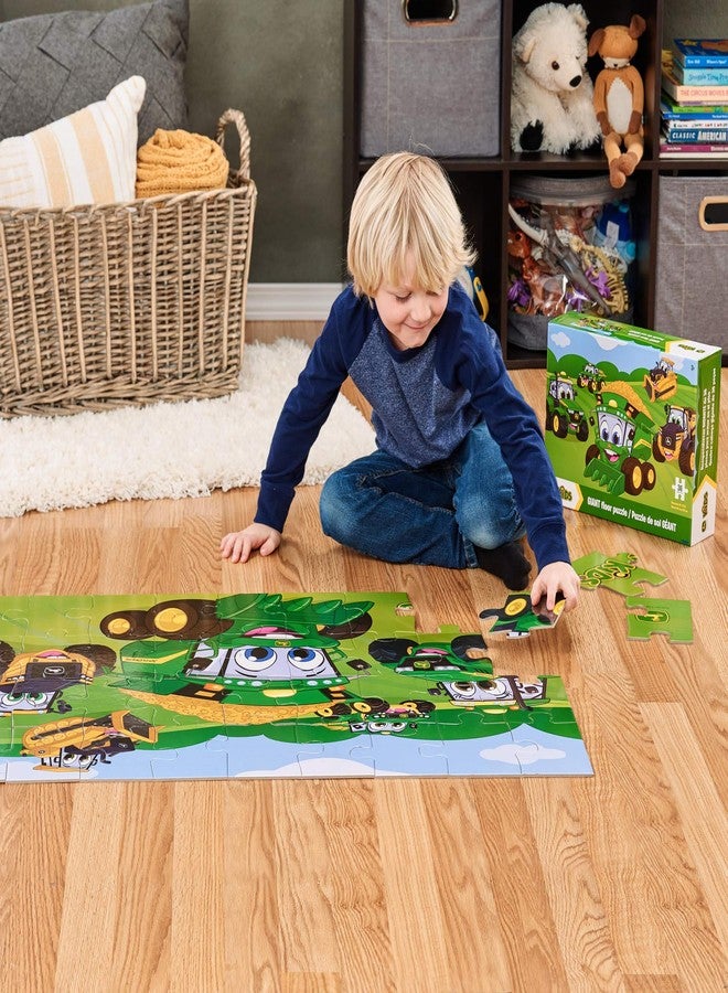 John Deere Kids Floor Puzzle - Large Kids Puzzles - John Deere Tractor Toys - Ages 3 and Up - 3" x 2" - 36 Pieces - Image 5